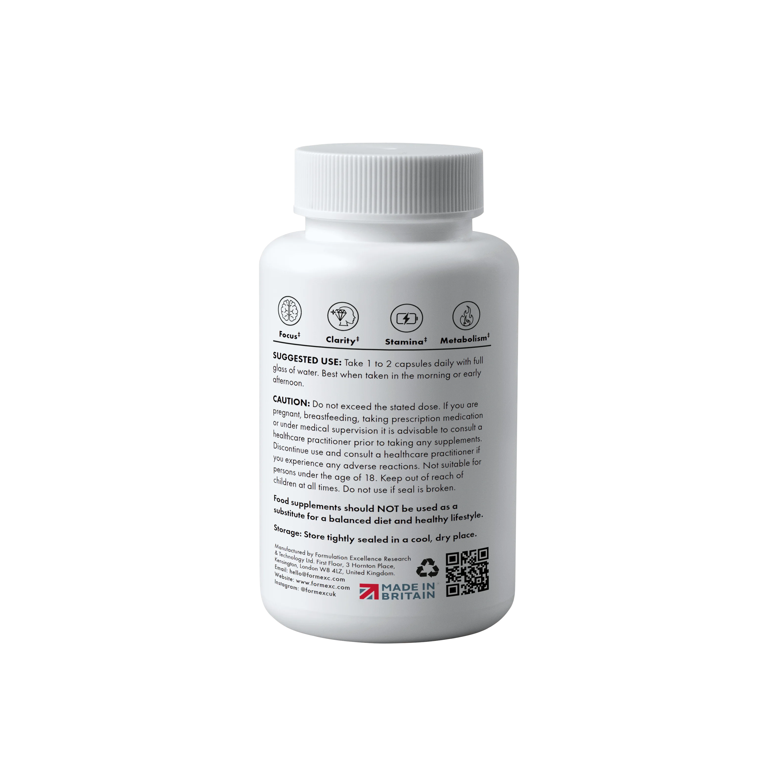 Formexc PERFORM uses organic mushrooms, vitamins and minerals to improve physical and cognitive performance.